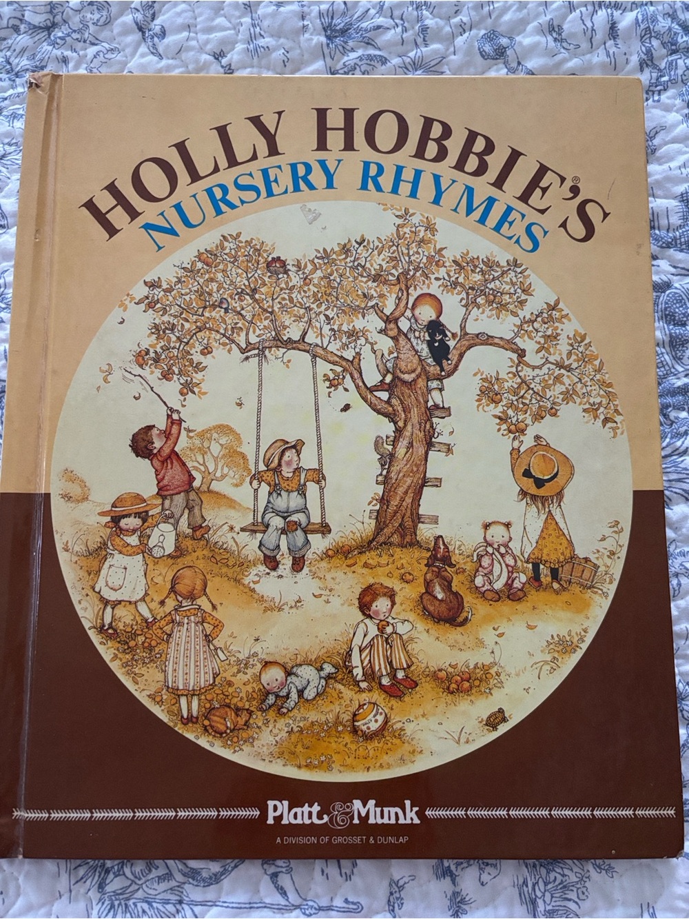 Vintage Holly hobbies, nursery, rhymes, hardback book
